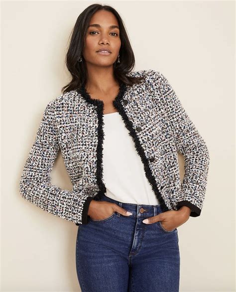 buy chanel look alike jackets|best chanel style cropped jacket.